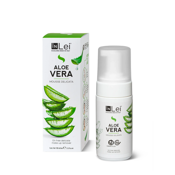 MOUSSE ALOE VERA - Mousse démaquillante tonifiant pour cils, sourcils et visage 100 ml
