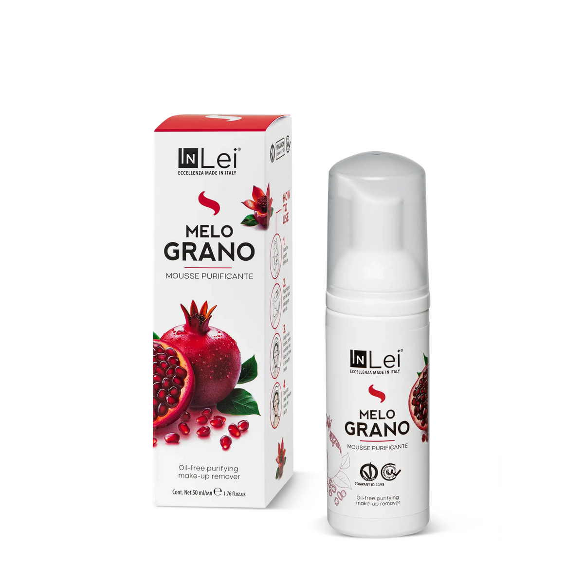 MOUSSE GRENADE - Mousse démaquillante tonifiant pour cils, sourcils et visage 50 ml