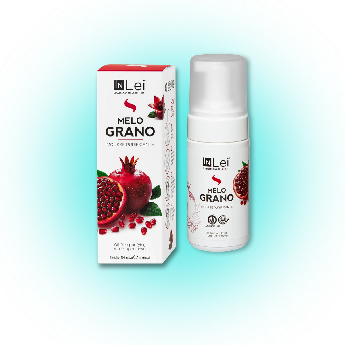 MOUSSE GRENADE - Mousse démaquillante tonifiant pour cils, sourcils et visage 100 ml