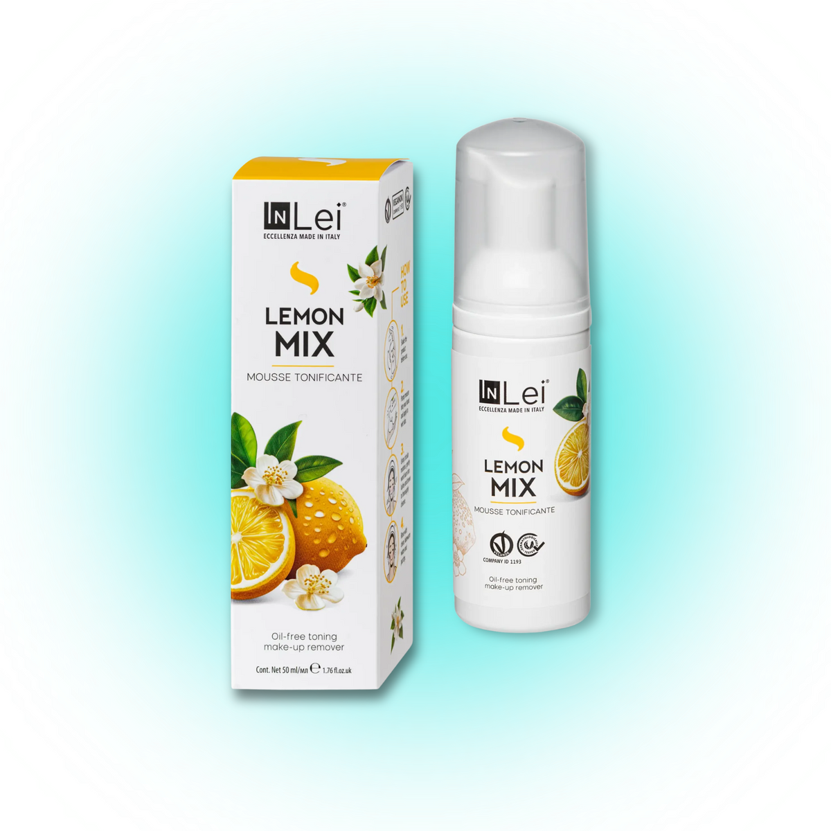 MOUSSE CITRON MIX - Mousse démaquillante tonifiant pour cils, sourcils et visage 50 ml